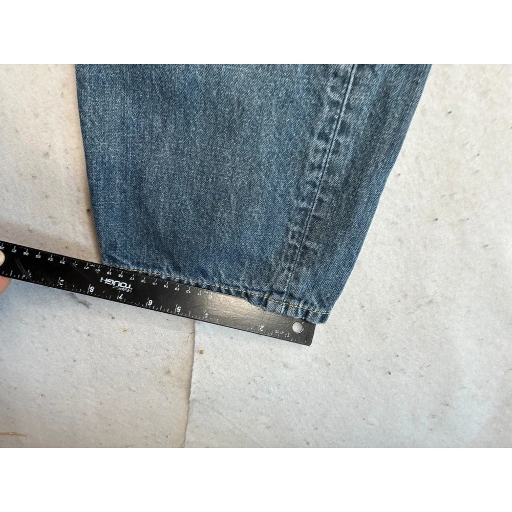 Levis 505 Regular Fit Straight Leg Blue Denim Jeans Mens W36 L29 00505-0059